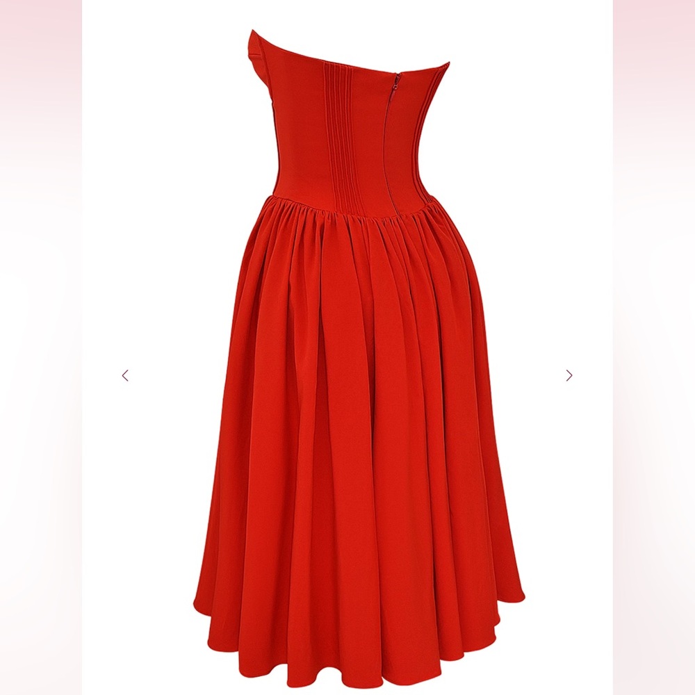 House of CB Red Midi Dress - Picture 7 of 10